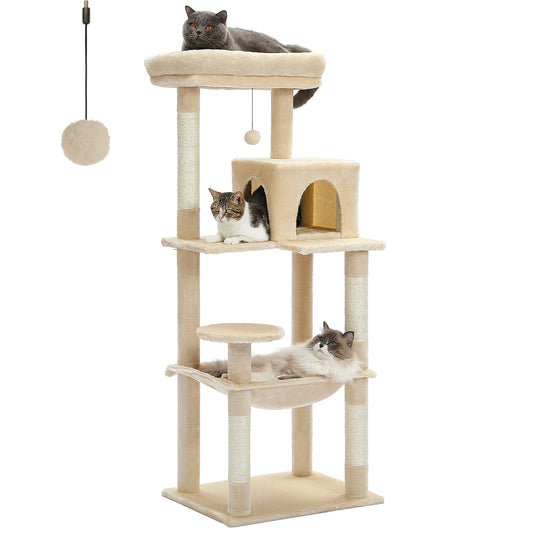 PAWZ Road Five Tier Cat Tower With Sisal Scratching Posts