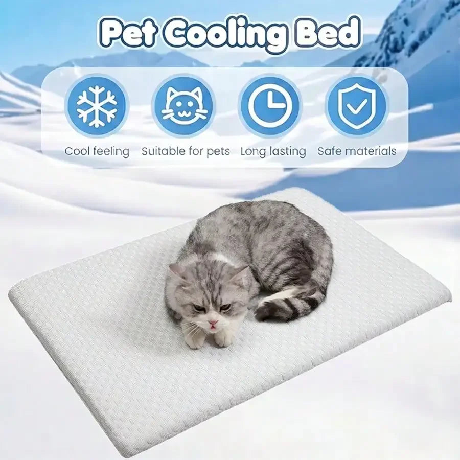 Breathable Cooling Pet Bed With Thick Supportive Padding