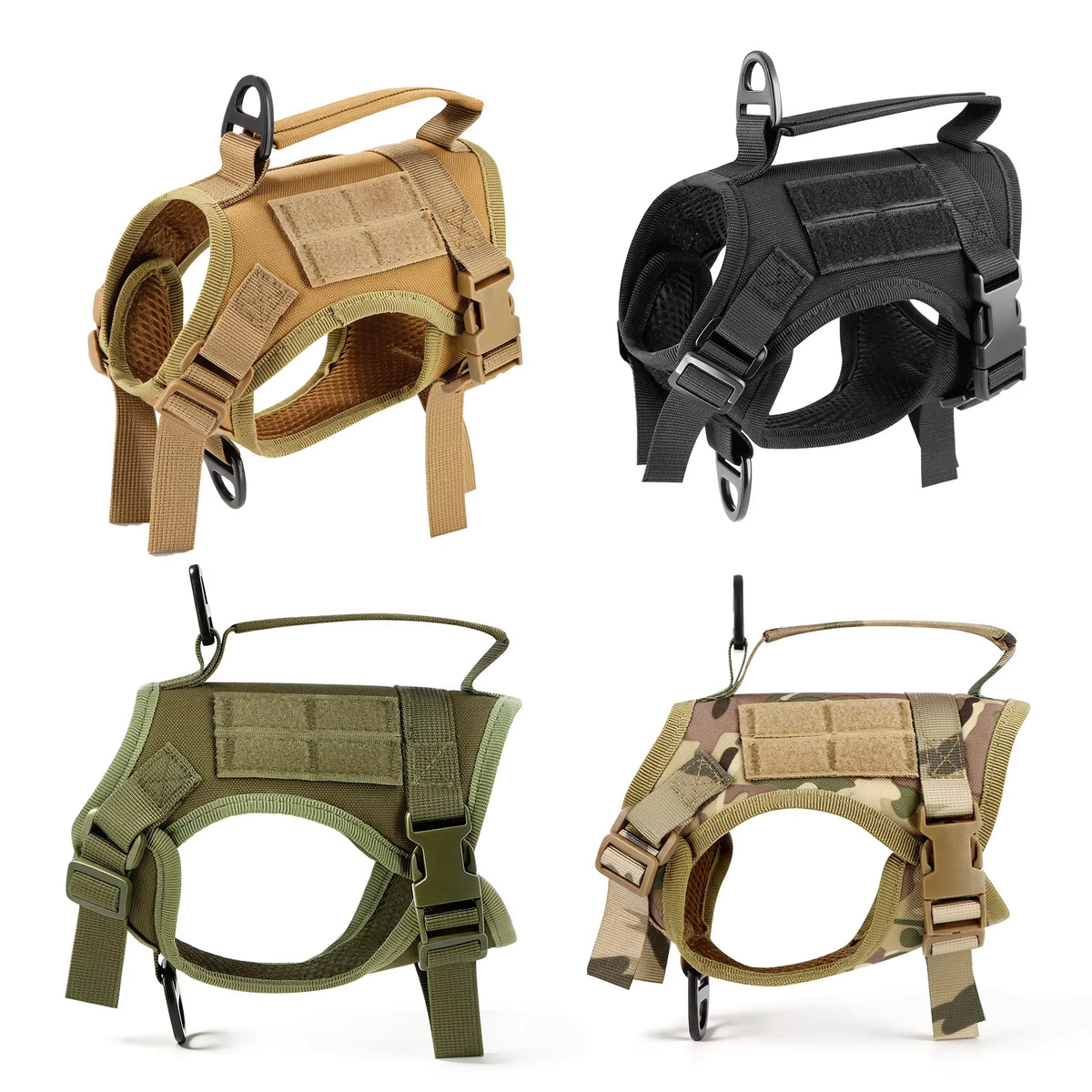 Tactical Escape Proof Cat Harness And Leash Set With Handle