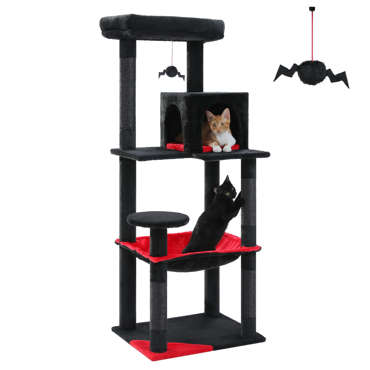 PAWZ Road Five Tier Cat Tower With Sisal Scratching Posts