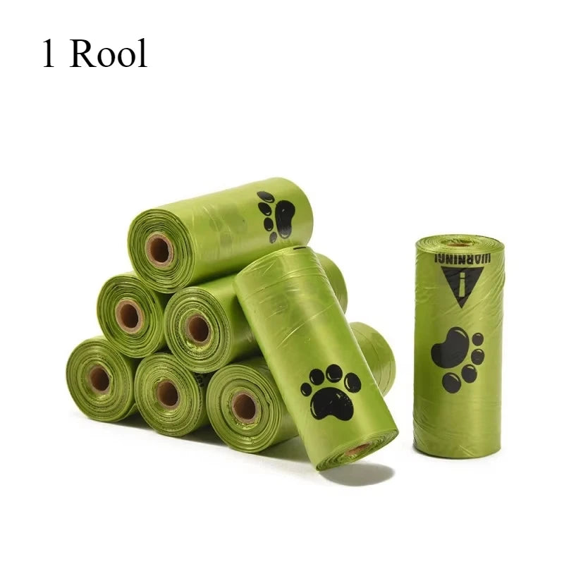 Premium Leak Proof Dog Waste Bags Featuring Durable Paw Print
