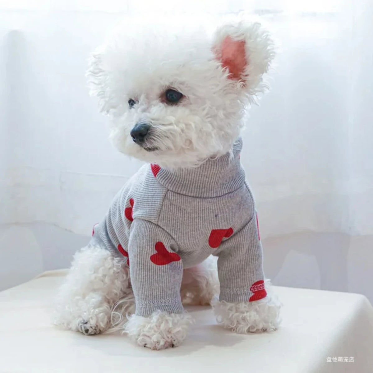 Love Printed Pet Shirt For Dogs And Cats All Seasons
