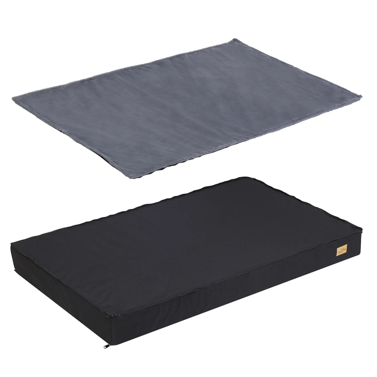 Orthopedic Memory Foam Dog Bed With Washable Waterproof Cotton Cover