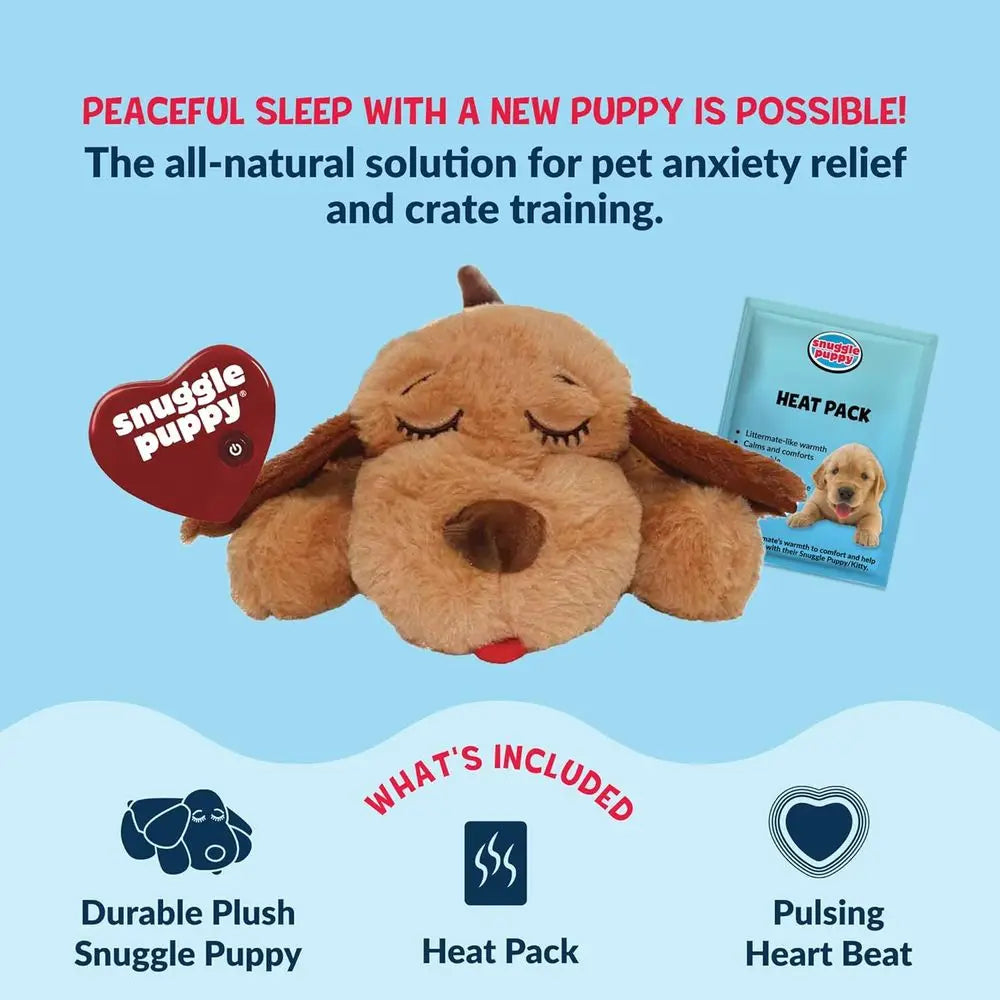 Heartbeat Puppy Toy With Real Feel Pulse And Heat Pack