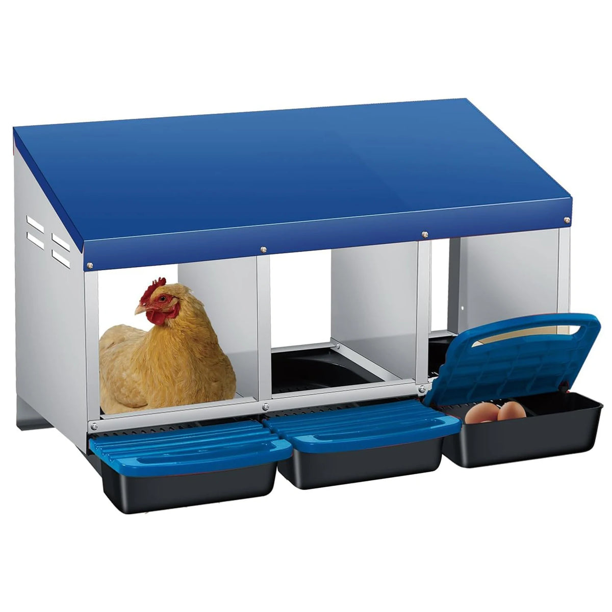 TWISTER.CK Automatic Roll Out Egg Collection Chicken Nesting Box