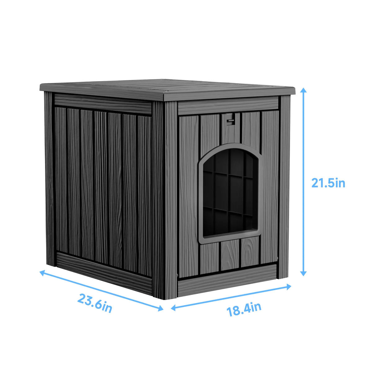 Resin End Table Cat House And Waterproof Pet Kennel
