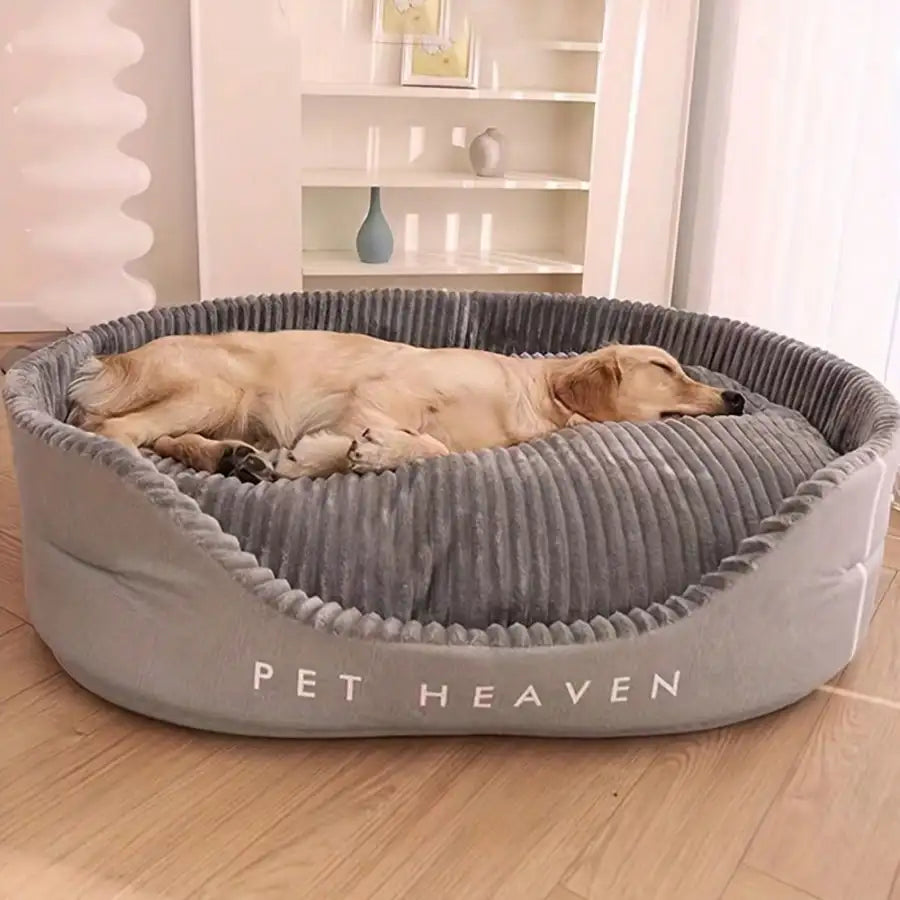 Machine Washable Soft Cotton Pet Bed For Dogs And Cats