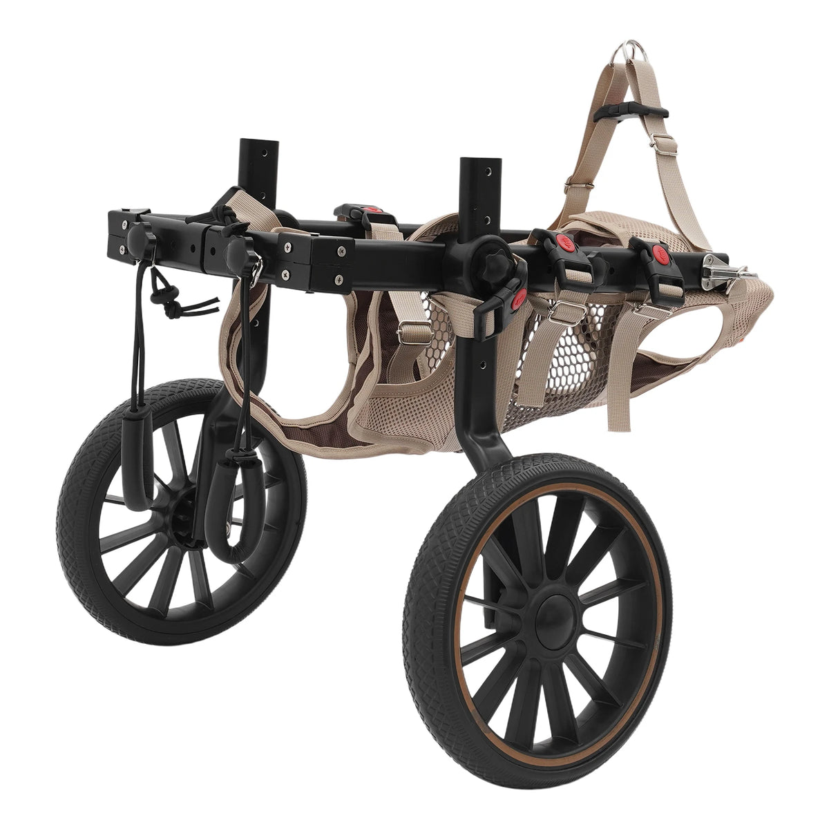 Bymaocar Adjustable Dog Wheelchair Rehabilitation Walking Support Cart