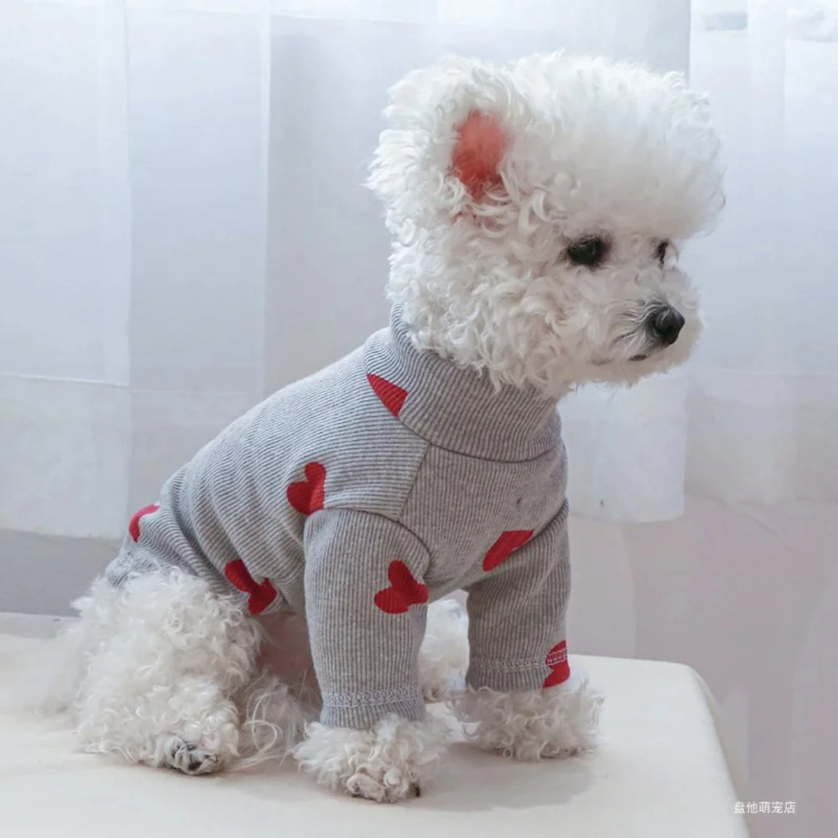 Love Printed Pet Shirt For Dogs And Cats All Seasons