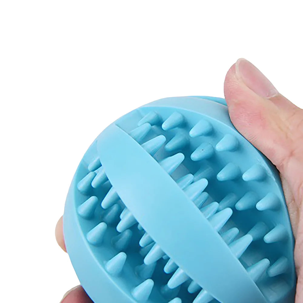 Rubber Interactive Dog Toy Ball for Teething and Chew Training