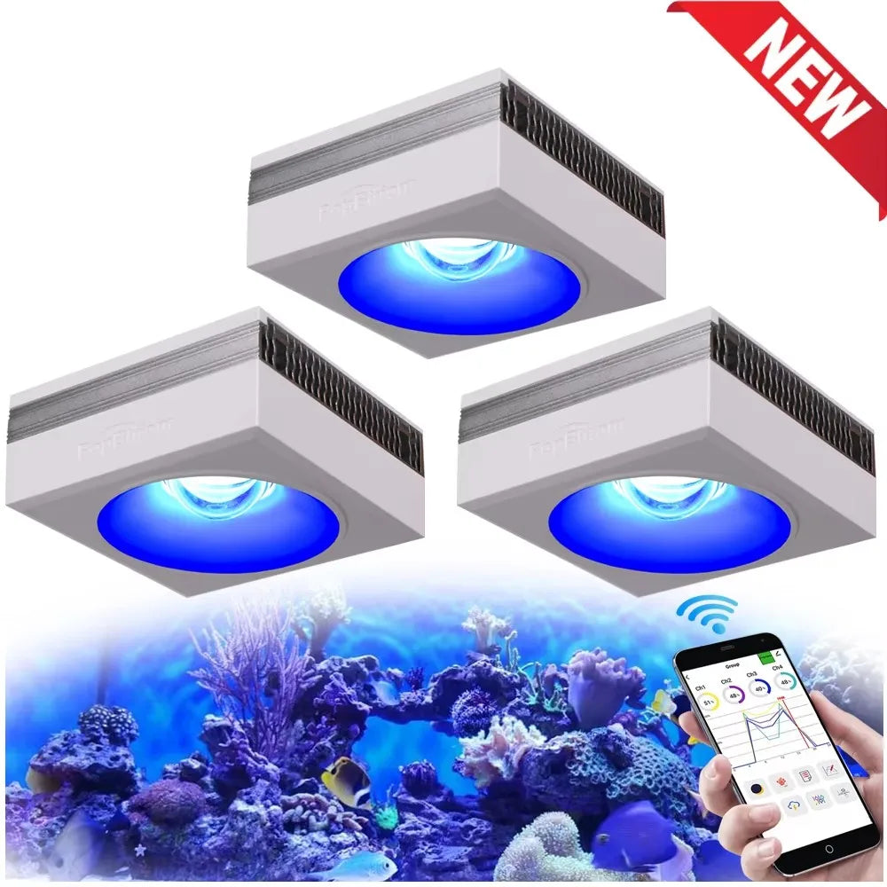 PopBloom RL90 WiFi LED Aquarium Light For Saltwater Reef
