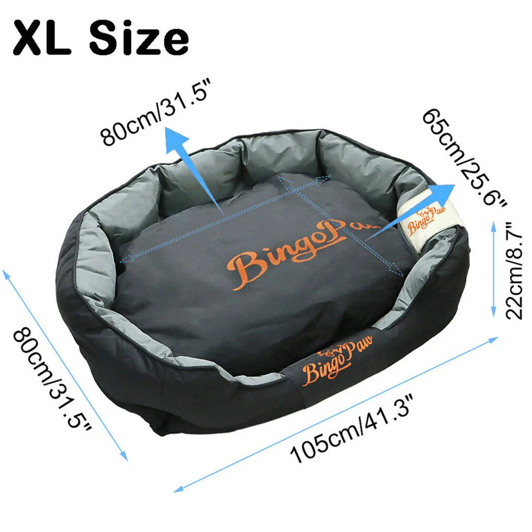 Borwart Orthopedic Waterproof Dog Bed With Removable Washable Cushion